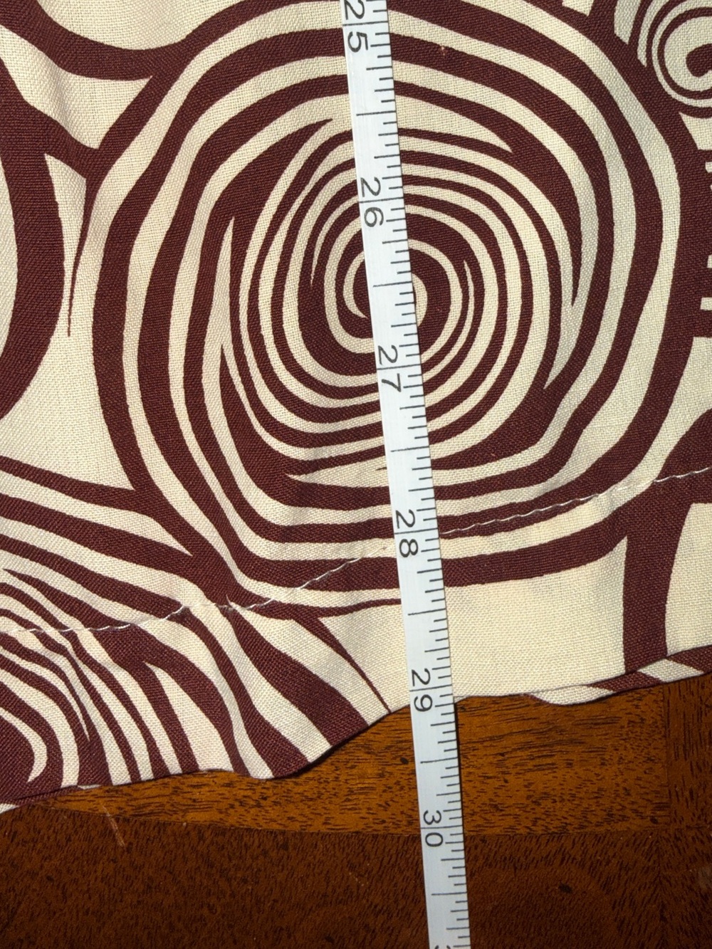 John Henry Washable Silk Abstract Swirl Camp Shirt Men’s XL Brown Cream Resort - Picture 11 of 12